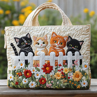 Prošívaná kabelka Blossom Kittens