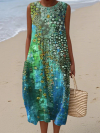 Zara™ Coastal Midi Dress