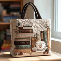Handcrafted Tote - Coffee Chapter