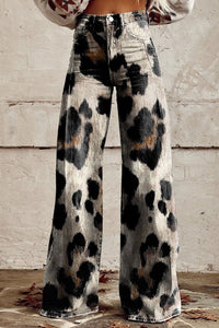 Cheetah Print Bohemian Chic Trousers