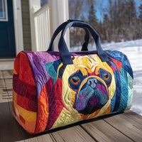 Wiggly Pug Prošívaná Cestovní Taška