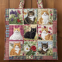 Quilted Cat and Sunflower Pattern Bag