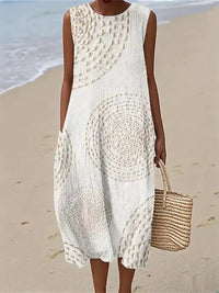 Oplena – Relaxed Fit Sleeveless Dress