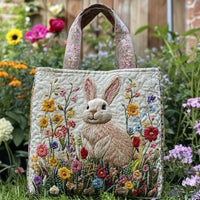 Prošívaná květinová taška Bunny