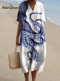 Tesseline - Ocean-Inspired Sea Snail Dress